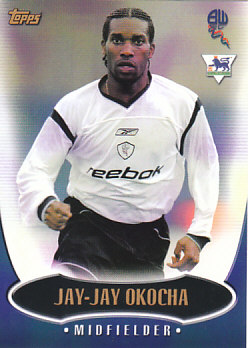 Jay-Jay Okocha Bolton Wanderers 2003 Topps Premier Gold #BW3